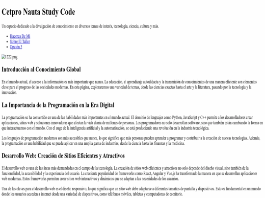 index screenshot