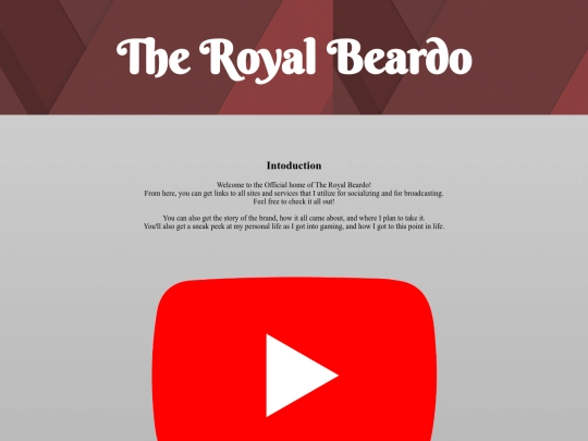 projects/commissions/TheRoyalBeardo/mobile screenshot