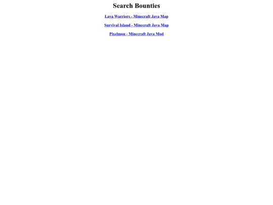 projects/search/bounty screenshot