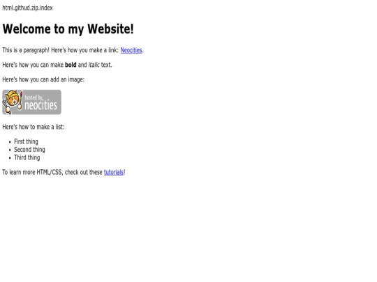 index screenshot