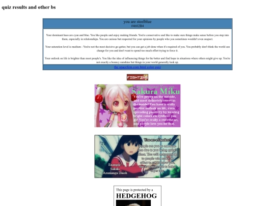 about/quizzes screenshot