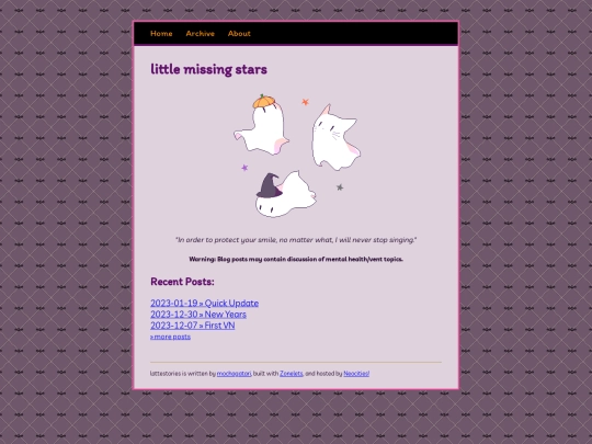 blog screenshot