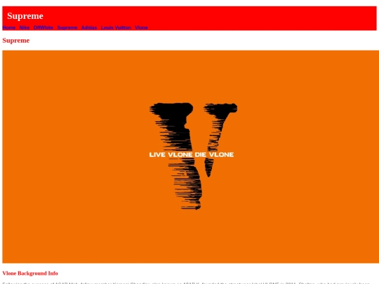 Vlone screenshot