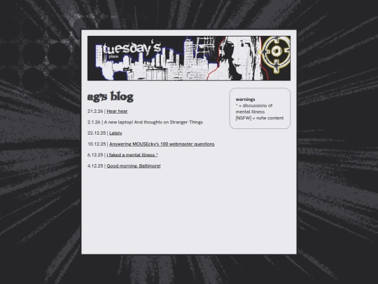 blog screenshot