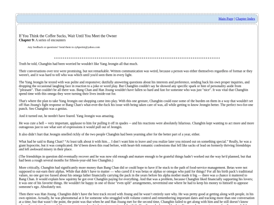 fic/coffeesucks_chp9 screenshot