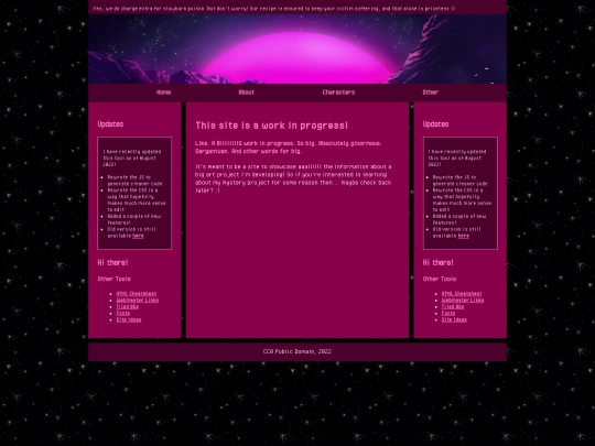 chars screenshot