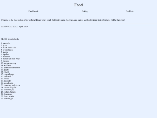 food screenshot