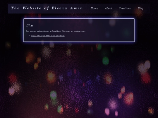 blog screenshot