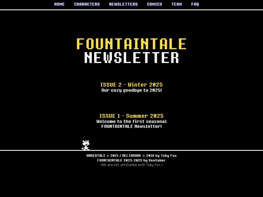 newsletters screenshot