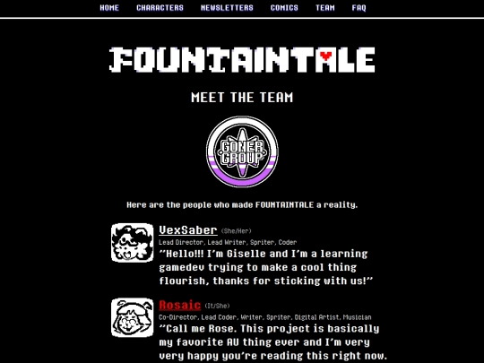team screenshot
