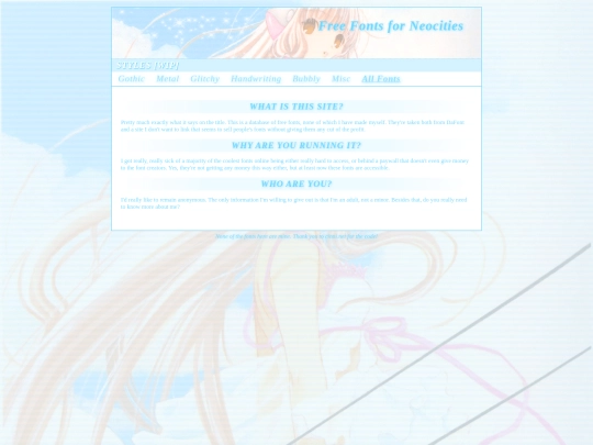 index screenshot