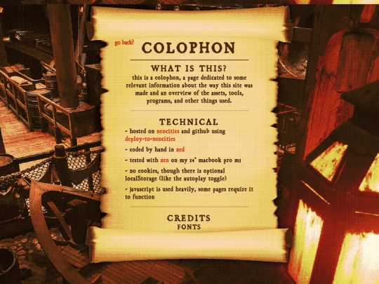 colophon screenshot