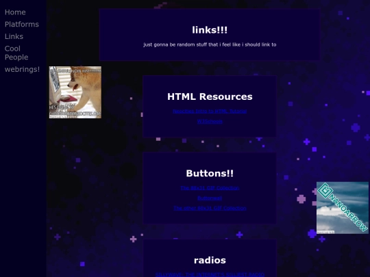 links screenshot