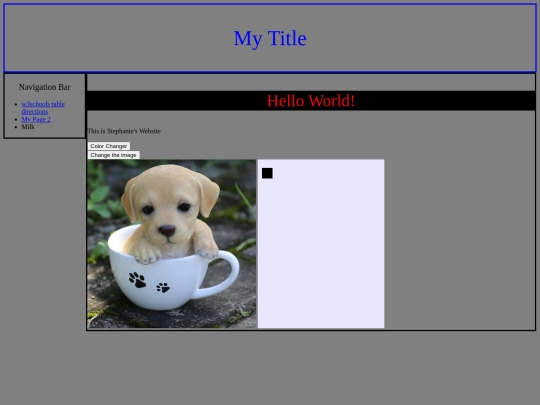 example screenshot