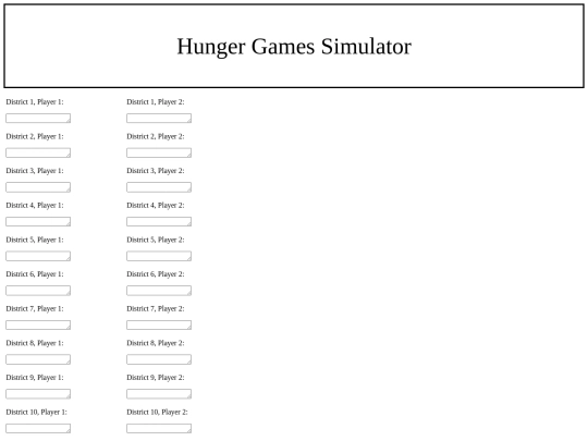 hungergamesim screenshot