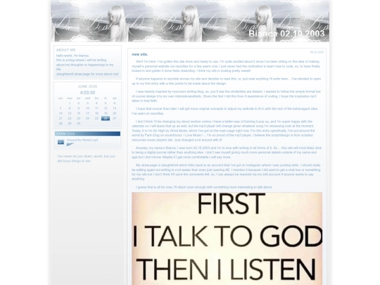 newsite screenshot
