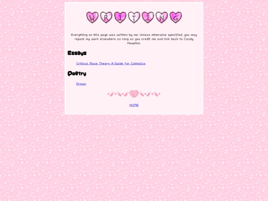 Writing screenshot