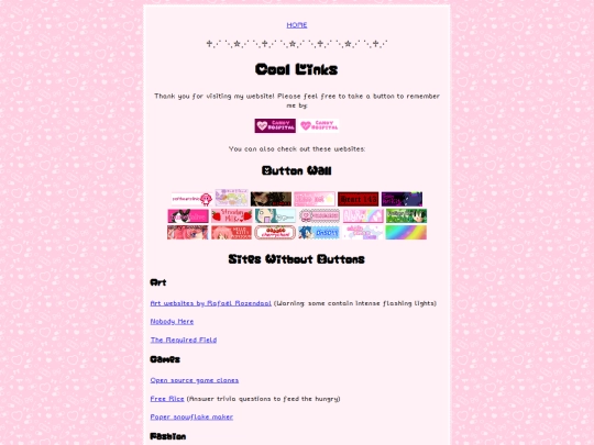 links screenshot