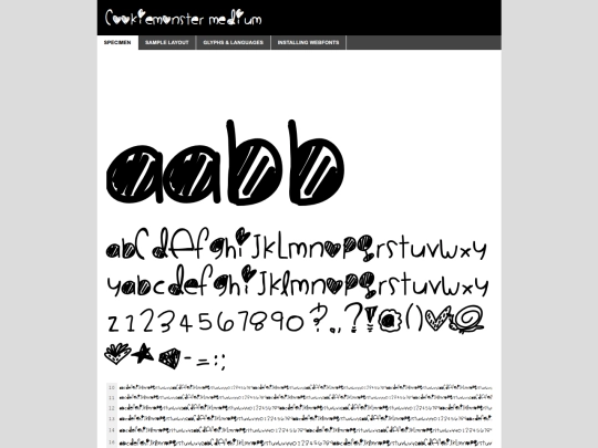 webfontkit-20240806-155659/cookiemonster-gv11-demo screenshot