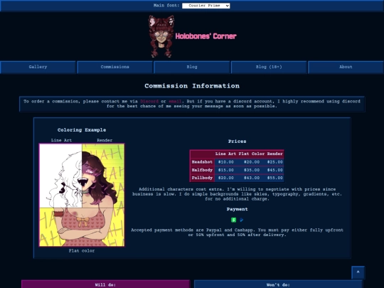comms screenshot