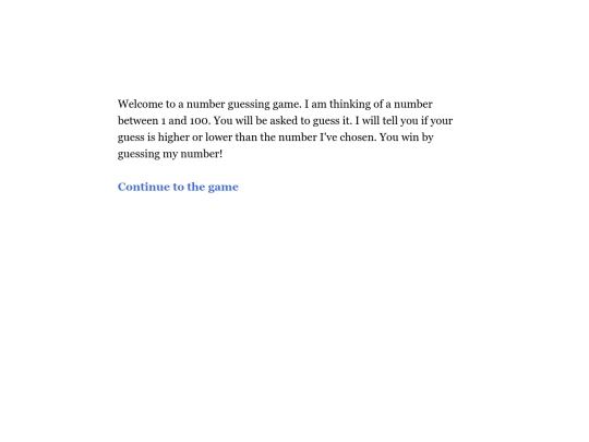 Number Guessing screenshot
