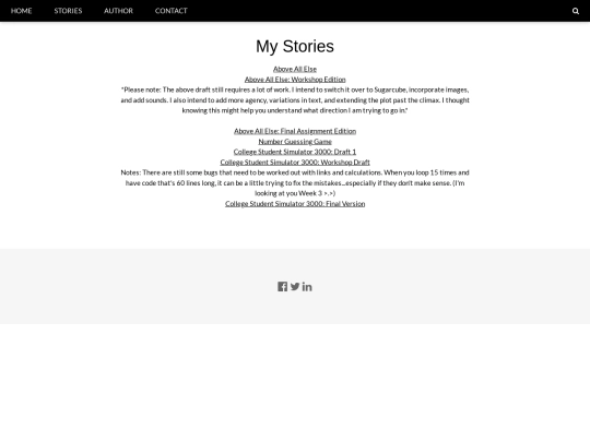 stories screenshot