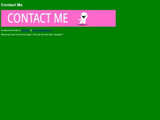 pages/contact screenshot