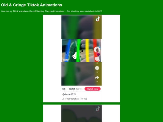 pages/old-tiktoks screenshot
