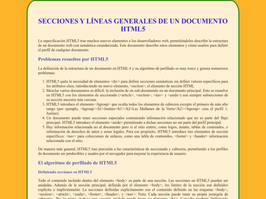 secciones screenshot
