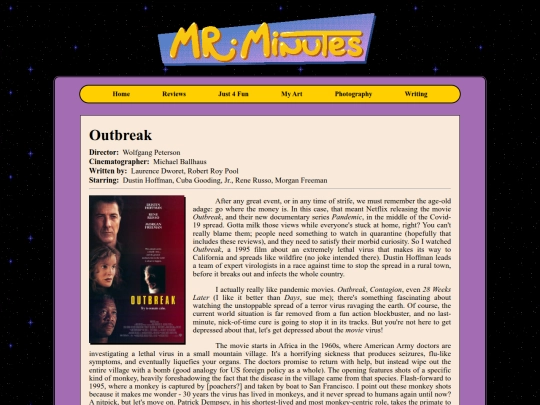 reviews/outbreak screenshot