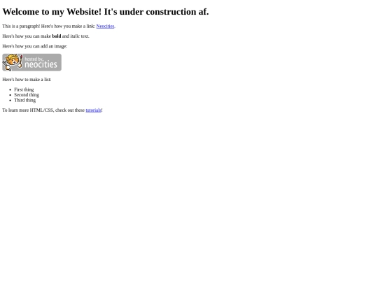 index screenshot