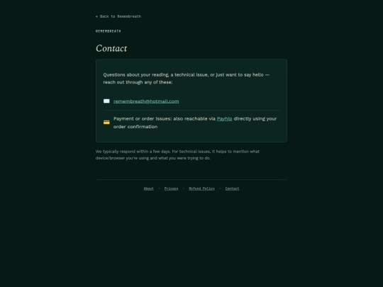 contact screenshot