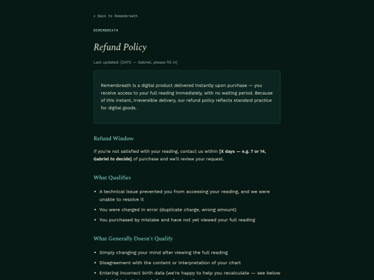 refund screenshot
