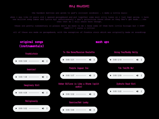 music screenshot