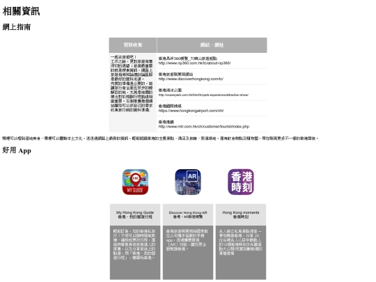 hktravel/information screenshot
