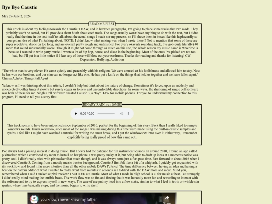 caustic screenshot