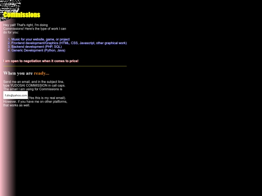 coms screenshot