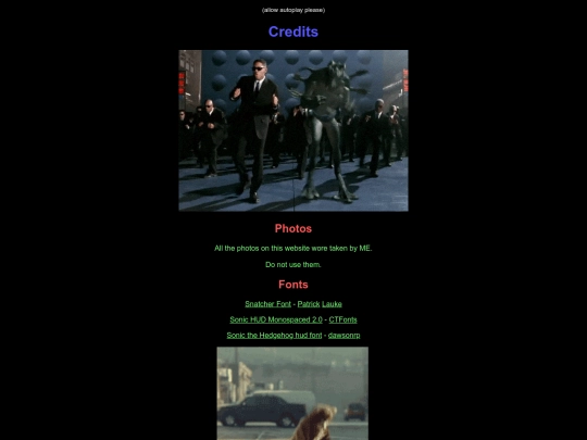 credits screenshot
