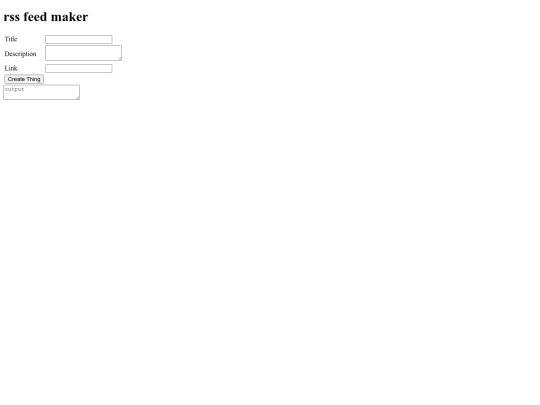 feedmaker screenshot
