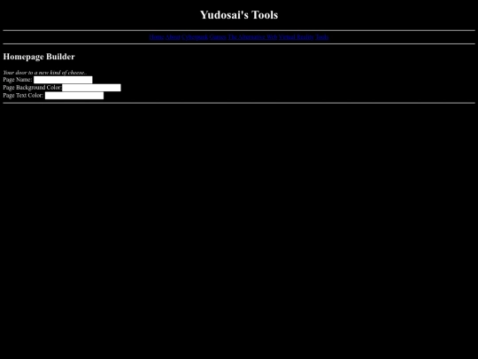tools screenshot