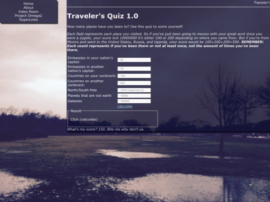 travel screenshot