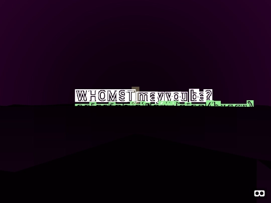 whomst/zone screenshot
