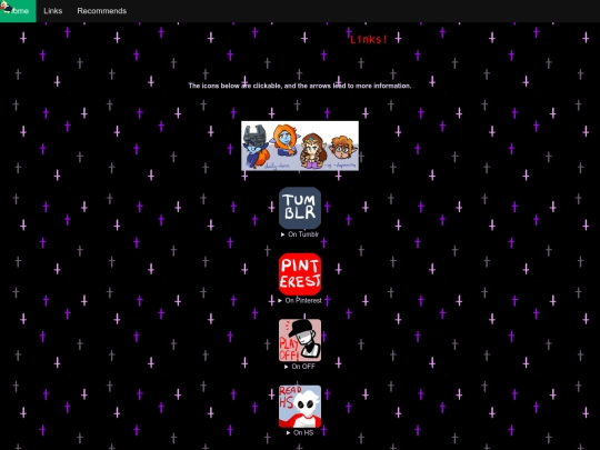 Links screenshot