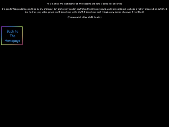 Webmaster screenshot