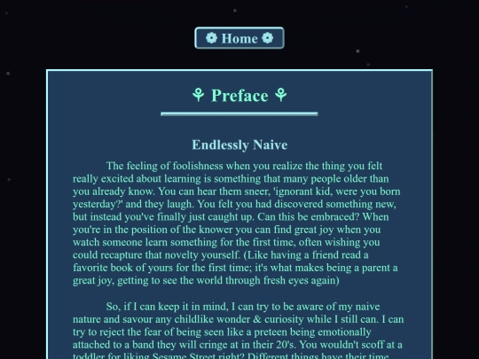 Preface screenshot