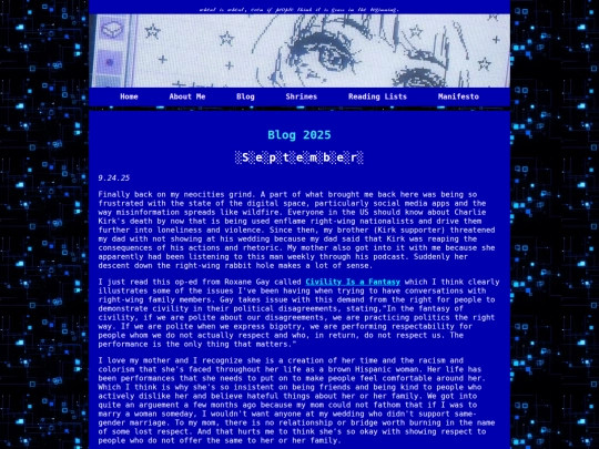 blog screenshot