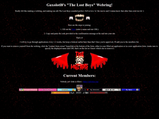 lost-boys-webring screenshot