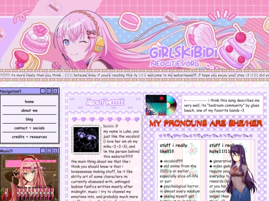 aboutme screenshot