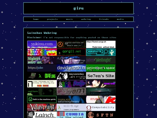 webring screenshot
