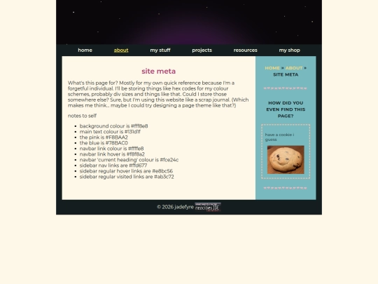 about/site-meta screenshot